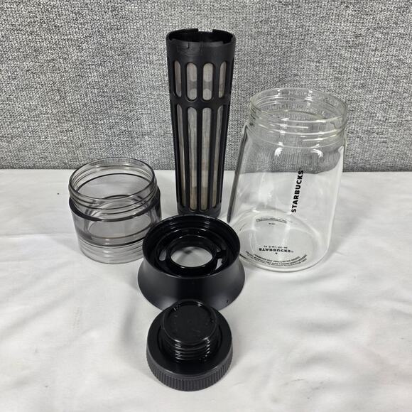 STARBUCKS 2022 COLD BREW COFFEE MAKER GLASS PITCHER 24OZ POUR OVER STYLE - Picture 6 of 9